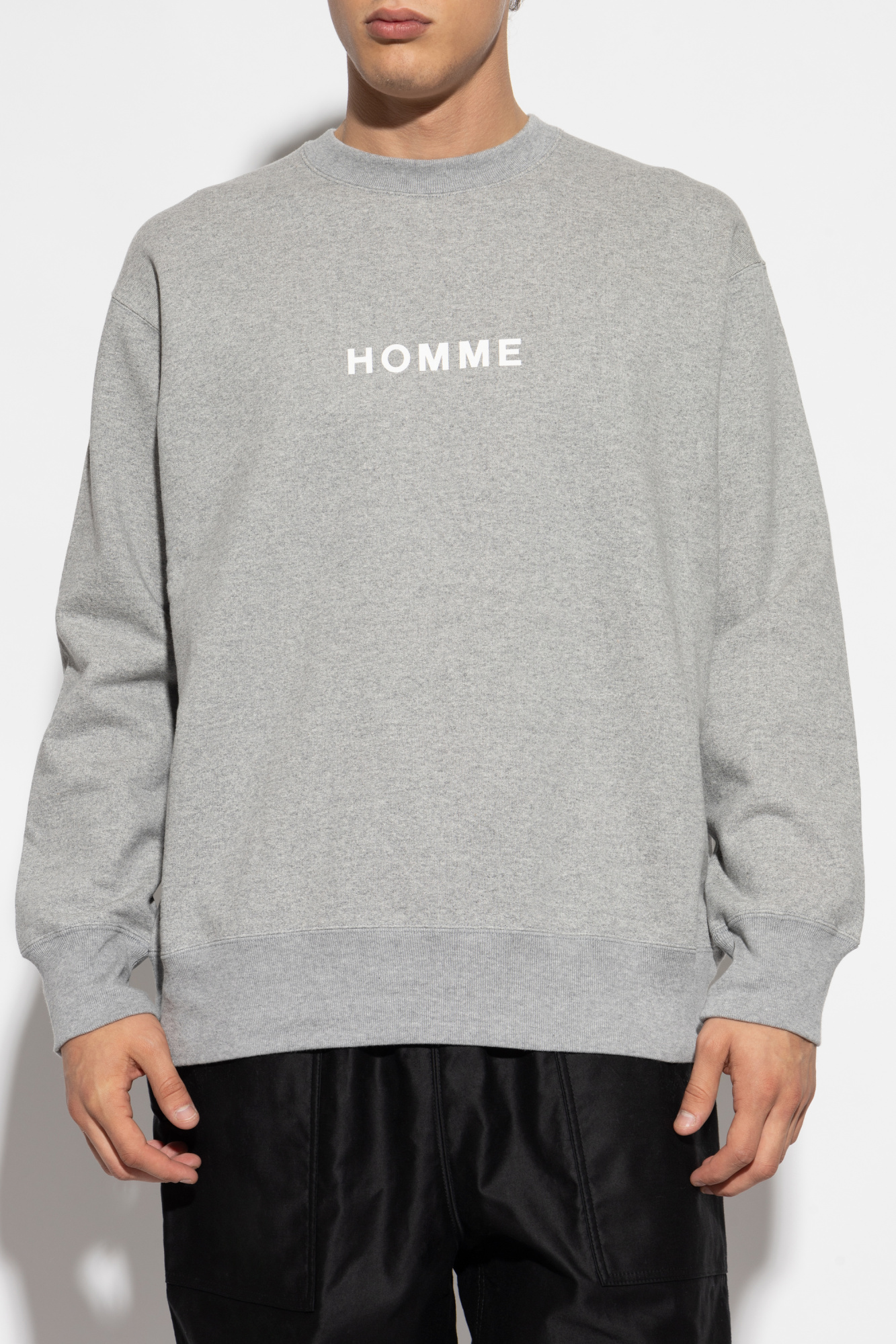 Comme des Garçons Homme Plus Sweatshirt with printed logo